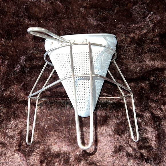 ALUMINUM Canning Strainer Cone Sieve Food Mill 2 Piece Set - Picture 2 of 4